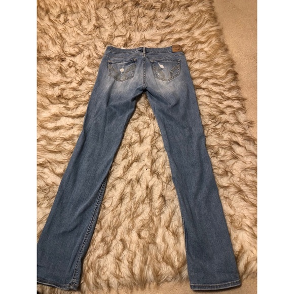 Hollister distressed skinny jeans size 1 - Picture 2 of 4
